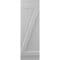 Ekena Millwork Americraft 5-Board (2 Batten) Wood Joined Board-n-Batten Shutters w/ Z-Bar, ARW102BB518X77PRH ARW102BB518X77PRH - alternate 9